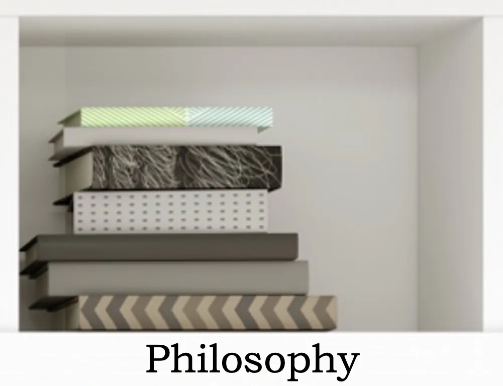 Philosophy Books Shelf